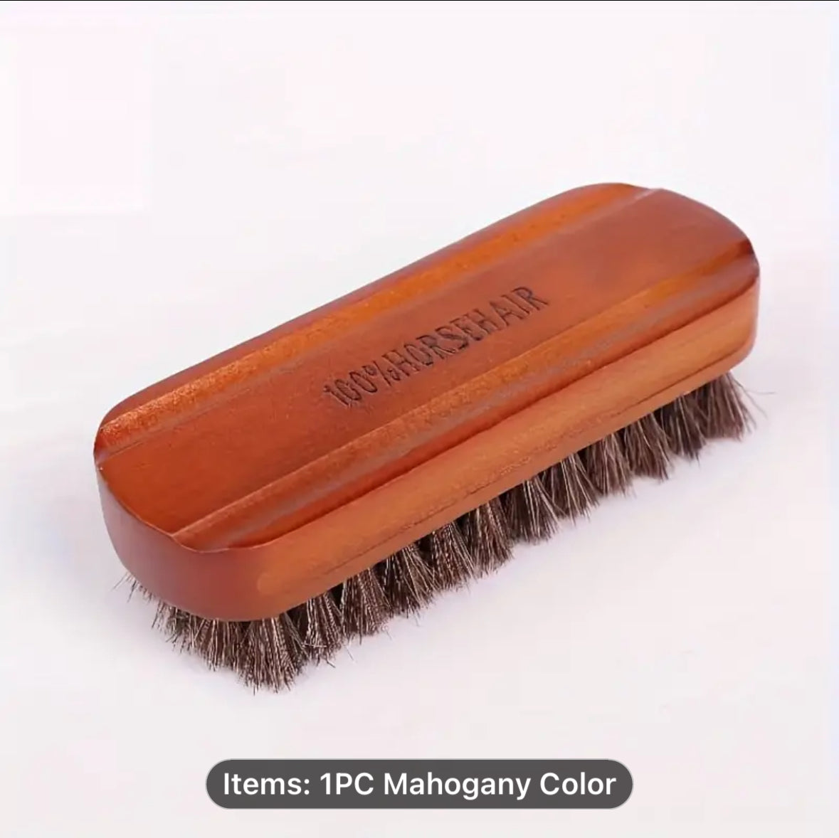 Horse Hair Cleaning Leather Bag Brush