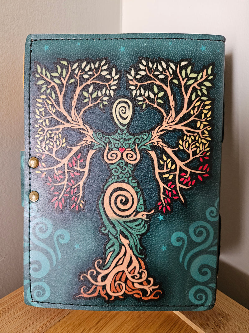 Tree of life lady deckle journal